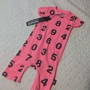 Nununu NWT Numbers Jumpsuit